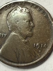 * 1914-D VG+ LINCOLN CENT- ROTATED REVERSE MINT ERROR-  RARE!!!  (KEY DATE) 🔥*