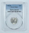 1946-D Roosevelt Dime Boston Collection MS66 PCGS Blue Label