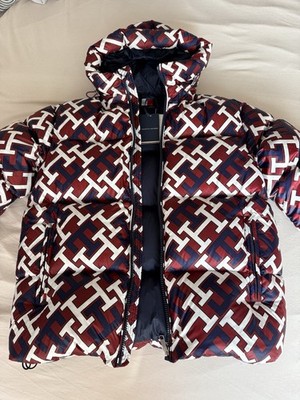 Tommy Hilfiger Monogram Down Puffer Jacket Gr. M Neu mit Etikett Daunenjacke