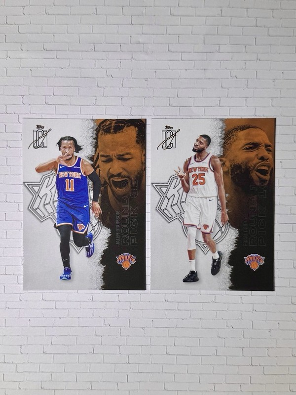 2025-26 Topps Signature Class - New York Knicks Jalen Brunson & Mikal Bridges