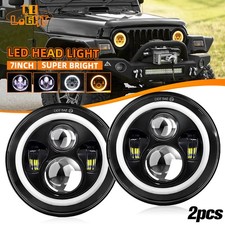 2x 7 Zoll LED Scheinwerfer Für Jeep Wrangler JK 07-18 Ford ABL/FL DRL E-geprüft