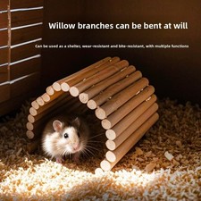 Wood Molar Willow Branch Small Pet Rabbit Chew Toys  Hamster Molar Supplies
