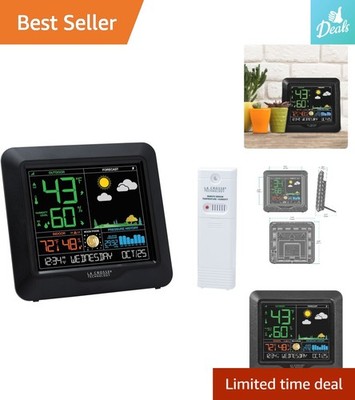 Elegant Color Forecast Station with Large Display & Seasonal Scene Changes