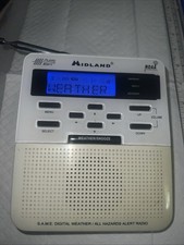 Midland All Hazards NOAA Weather Radio WR-100 Battery Is Not Included No Cords