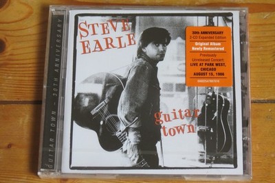 NEW/SEALED STEVE EARLE - Guitar Town - 2 CD 30th anniversary 2016 deluxe edition