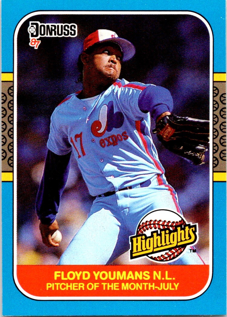 1987 Donruss #22 Floyd Youmans - Near Mint or Better