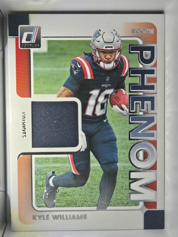 2025 Panini Donruss Rookie Phenom Jerseys #RPJ-KWS Kyle Williams/NE Patriots JSY