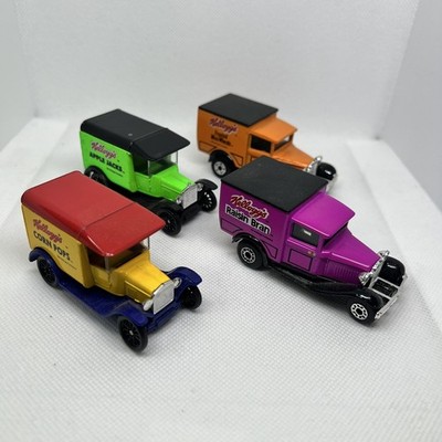 Vintage MatchBox Kellogg's Promo Diecast Trucks Set of Four
