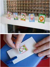 #09 Hello geeks cute girl cartoon pvc stickers notebook diary decoration 6sheets