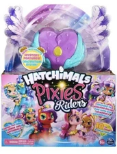 Hatchimals PIXIES RIDERS MOONLIGHT MIA & UNICORNIX GLIDER by Spin Master
