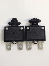 BREAKER 15A PUSH BUTTON BOAT CIRCUIT AC DC 2pcs