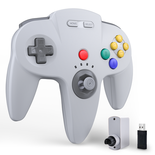 Wireless N64 Controller for N64/ Nintendo Switch PC Mac Win w/ USB& N64 Receiver - Picture 23 of 30