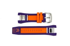 Authentic Invicta Subaqua 19481 Purple/Orange/Steel Polyurethane 32.5MM Band