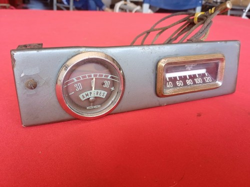 MANOMETRO TEMPERATURA ACQUA e AMPEROMETRO MOTOMETER FIAT 1100 103 LANCIA ARDEA - Imagen 2 de 8