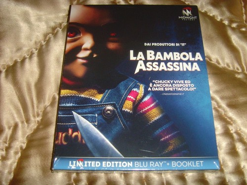 CHILDS PLAY LIMITED EDITION BLU RAY, MIDNIGHT FACTORY REGION B IMPORT, NEW.