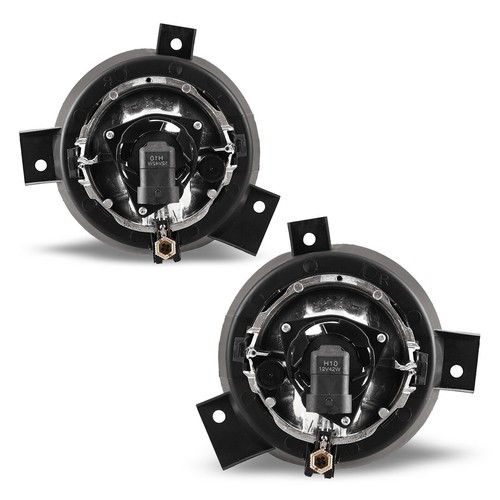 For 2001-2003 Ford Ranger Black Halogen Fog Lights Front Bumper Driving Lamps - Picture 8 of 9