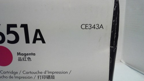 Cartuccia toner inchiostro SIGILLATA Laserjet HP 651A CE343A magenta - Foto 3 di 10