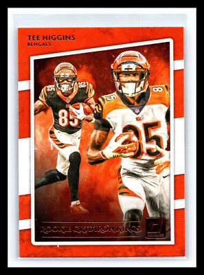   TEE HIGGINS 2020 PANINI DONRUSS GRIDIRON KINGS ROOKIE RC # RGK-TH