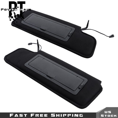 For 1984-1996 Chevy Corvette C4 New Sun Visor Pair W/Vanity Mirror LED Light - Picture 9 of 20