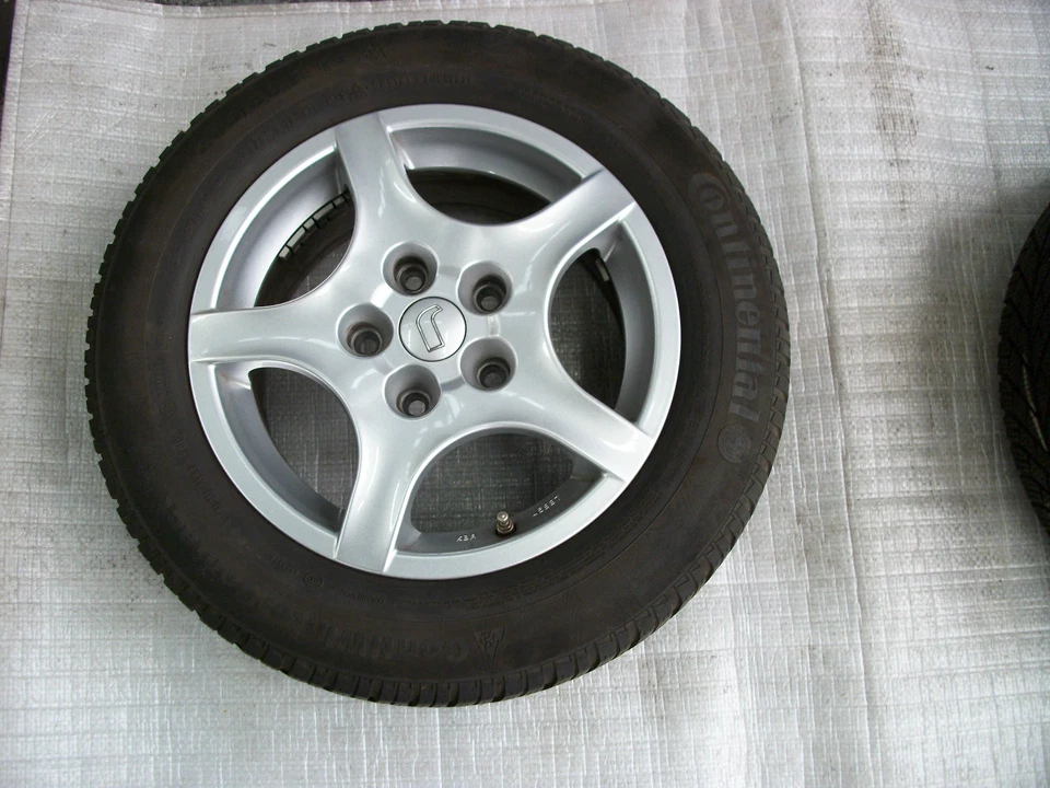 4x Alu Komplettrad BMW 3er 7x15ET45 5x120 Conti Wintercont. TS830 205/60R15 91T - Bild 2 von 4