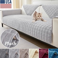1Pc Sofa Cover Thicken Plush Non-Slip Pet Couch Cover Universal Couch Sofa Mat