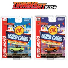 Auto World Ok Used Cars 1970 Plymouth Barracuda Gran Coupe Combo HO Slot Car