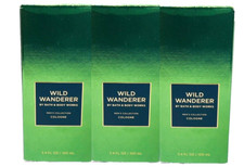 3 BATH  BODY WORKS WILD WANDERER MEN'S COLLECTION COLOGNE 3.4 FL OZ /100 mL NEW