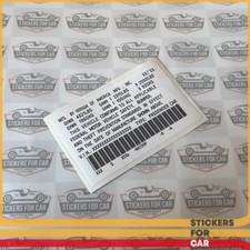 Custom Honda Vin Stickers Elements. Quality Replica U.s. Tax Included