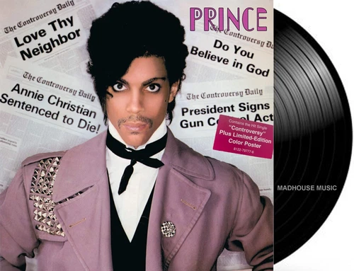 PRINCE LP Controversy 180 Gram Vinyl +Poster 2022 Version NEW WARNER Logo SEALED