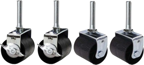 Heavy Duty Bed Frame Caster Wheels, Set of 4 with 2 Locking Features - Picture 11 of 12