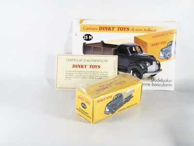 Camion Benne Studebaker Miniature DINKY/ATLAS - Échelle 1/55, Boîte D'origine