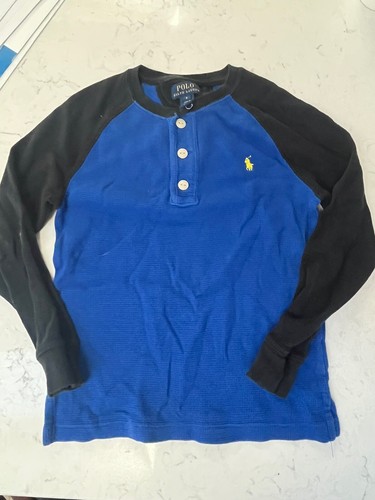 Polo Ralph Lauren Jungen Thermohemden schwarz und blau Gr. 6