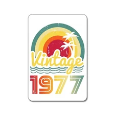 Vintage - Summer - 1977 - Birthday Anniversary Year Magnet