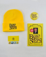 What About Bob, Baby Steps inspired gift set! Notebook badges & hat! Bill Murray