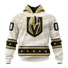 Personalized Vegas Golden Knights Special Military Design Hoodie Pullover