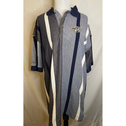 Antigua Nashville Predators NHL Poloshirt gestreift Herren XL - Bild 1 von 3