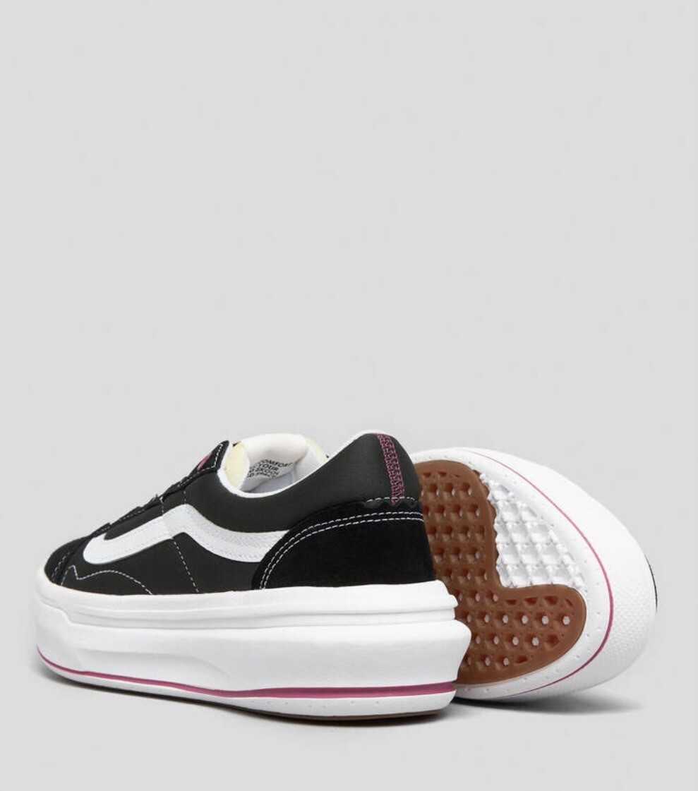 Vans Pop Cush スニーカー 黒/白 23.5㌢ Vans Skate Slip-On