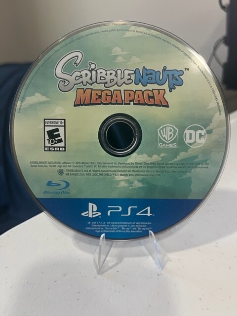 Scribblenauts Mega Pack (Ps4) DISC ONLY NO TRACKING (#526)