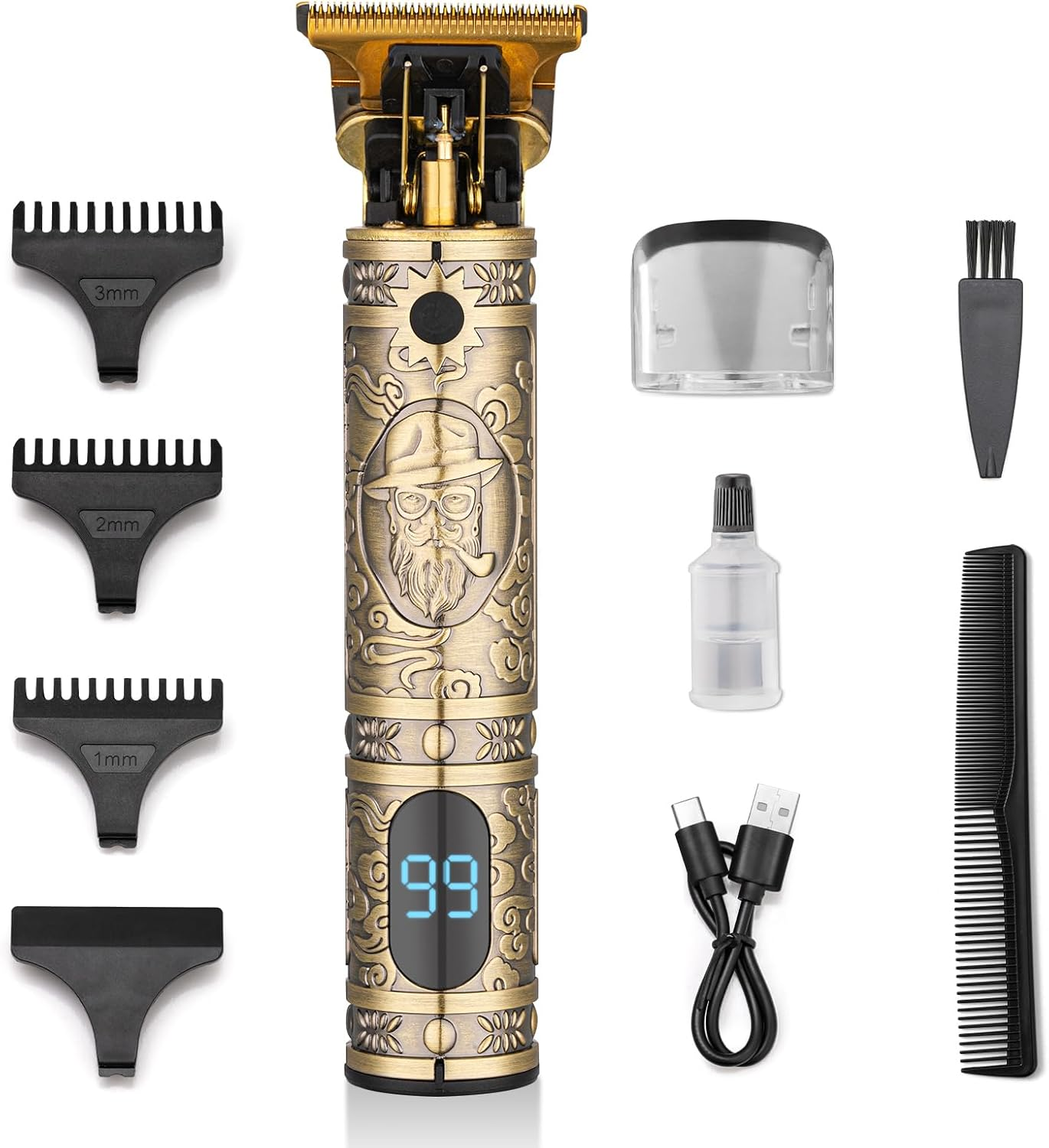 Hair Clippers for Men Professional Hair Trimmer Barbers Beard Trimmer Shaver Raz