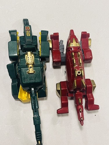 Vintage Dino Squad Set Dinosaur Robot- Steg & Bronto Bot - Picture 5 of 5