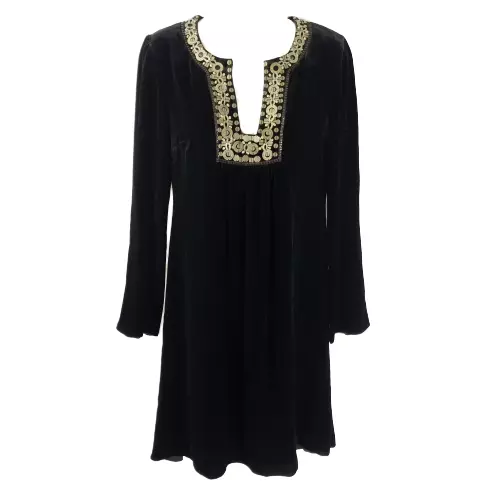 Velvet peasant clearance dress