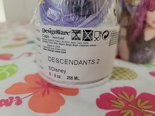 LOTE 4 32 tazas 9 oz Disney Descendants 2 tazas fiesta cumpleaños - Imagen 5 de 5