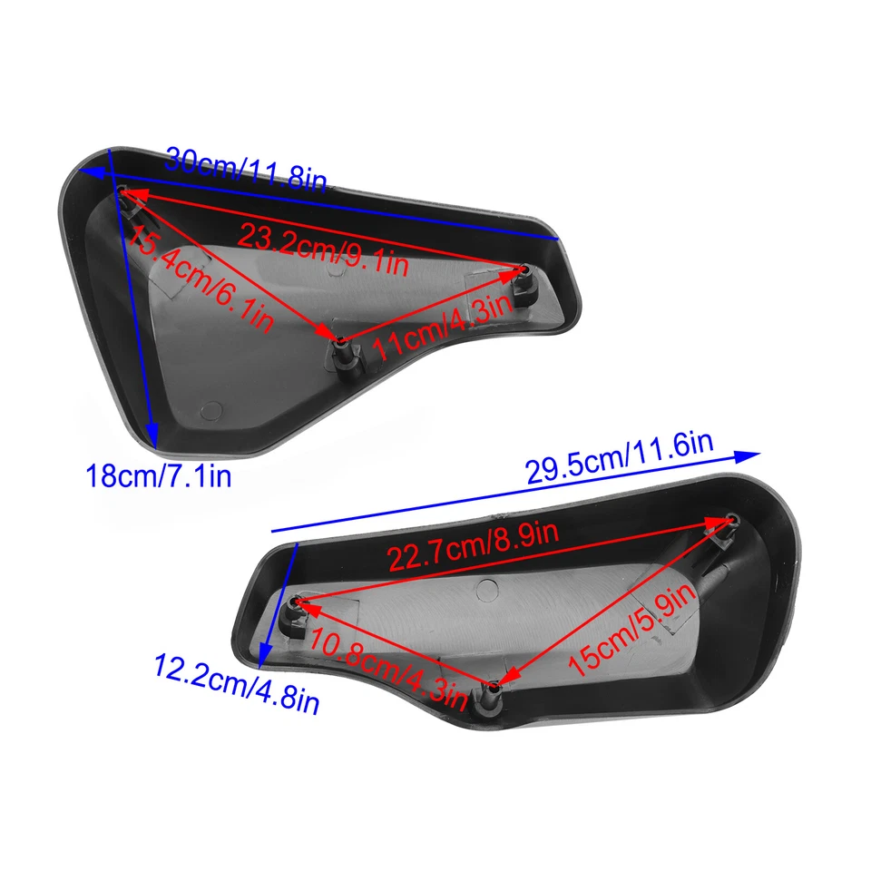 Battery Side Cover fits Street XG750 XG500 2014-2018 Motor BLK - Image 2 of 4