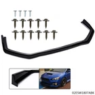 Front Bumper Body Lip 3Pc Fit For 15-20 Subaru WRX STi CS-Style Painted Black