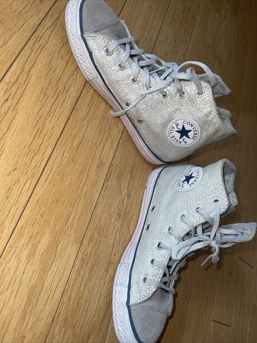 silver grey converse