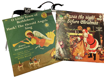 NEW Vintage  records 45 rpm  Christmas:  , ALL with picture sleeves NEVER USED