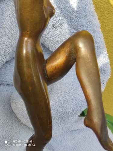 Scultura In Bronzo Ballerina Primo Periodo Art Decò Anni 20 Del XX° Secolo - Bild 16 von 20