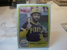 1981 Fleer Baseball  #376 - Manny Sanguillen - Pittsburgh Pirates  (99135)