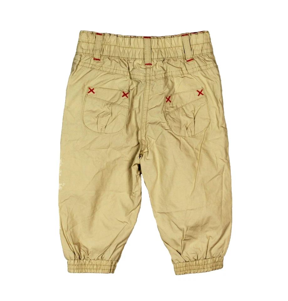 Neu Ergee Baby Mädchen leichte Sommerhose Hose mit Taschen Strasssteine Gr.68 80 - Bild 2 von 4