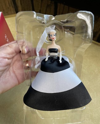 2021 Hallmark Keepsake Ornament BARBIE BLACK WHITE FOREVER BRAND NEW 